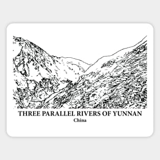 Three Parallel Rivers of Yunnan - China Magnet